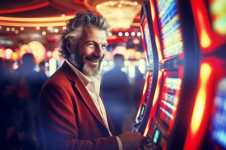 Lucky Twins dual-reel slot interface on sempatigame platform